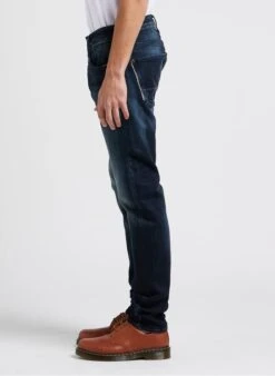 LE TEMPS DES CERISES Grey Slim-fit Faded Cotton Jeans -Deals Mode Modee Store 4245868