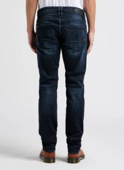LE TEMPS DES CERISES Grey Slim-fit Faded Cotton Jeans -Deals Mode Modee Store 4245869