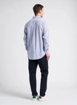 Gant Blue Straight-leg Stretch Cotton Pants -Deals Mode Modee Store 4246111