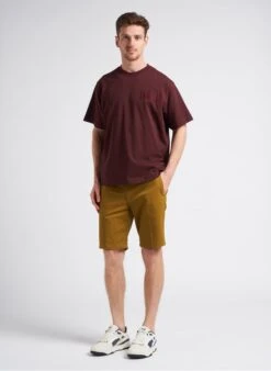 CHEVIGNON CITY - Red Round-neck Embroidered Cotton T-shirt -Deals Mode Modee Store 4246233