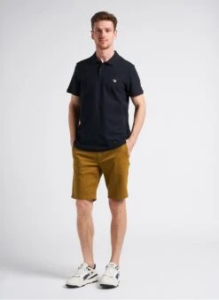 CHEVIGNON O-TOG'S - Black Regular-fit Cotton Piqué Polo Shirt -Deals Mode Modee Store 4246236