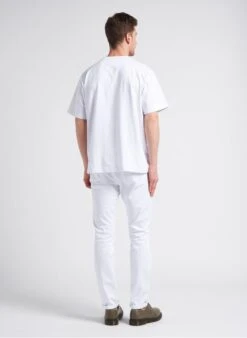 LE TEMPS DES CERISES White Slim-fit Cotton Chinos -Deals Mode Modee Store 4246329
