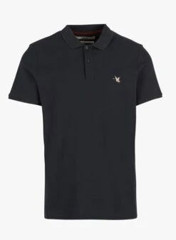 CHEVIGNON O-TOG'S - Black Regular-fit Cotton Piqué Polo Shirt