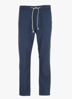 Scotch And Soda Blue Regular-fit Cotton-blend Pants